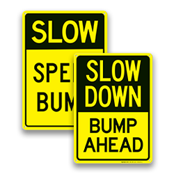 Image of Speed Bump Signs