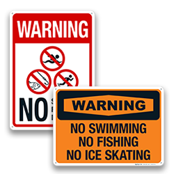 Image of Winter Recreation Signs