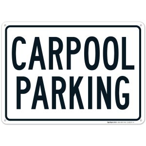 Carpool Parking Sign