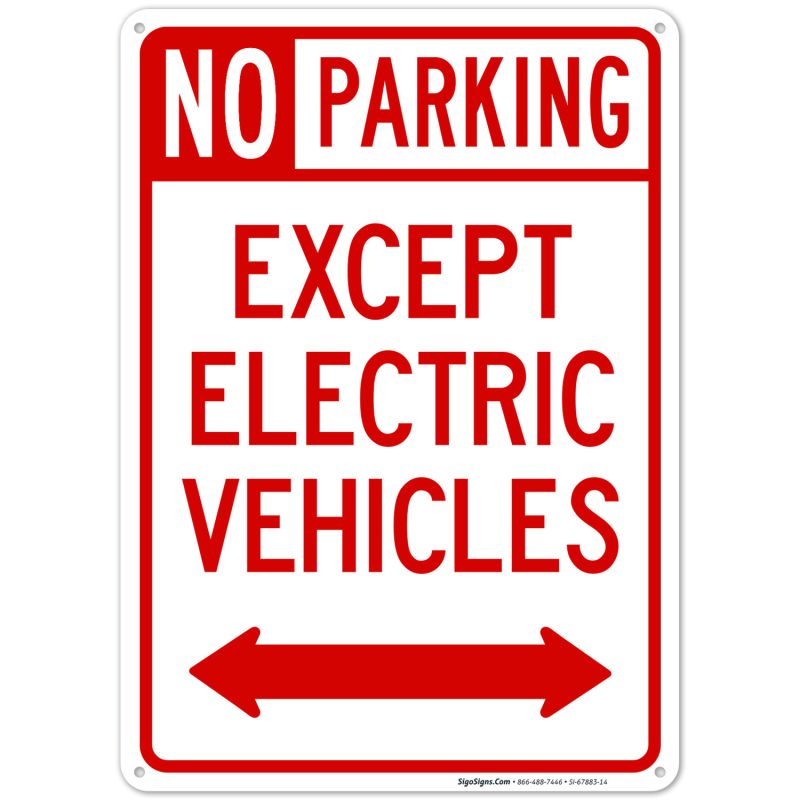 electric vehicle sign