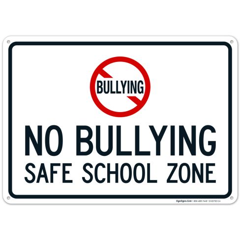 no bullying sign