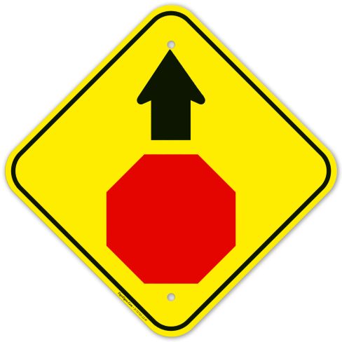 red arrow pointing up