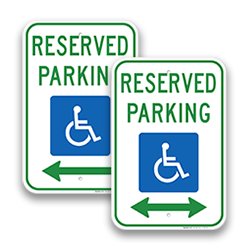 Image of Federal ADA Handicap Parking Signs