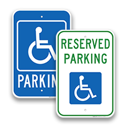 Handicap Ada Parking Signs