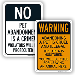 Pet Abandonment Signs