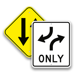 Image of Two Way Traffic Signs
